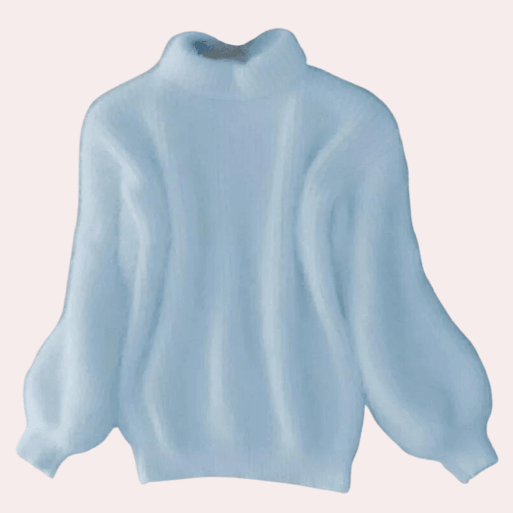 Stilla | Løs Sweater med Halvhøj Hals