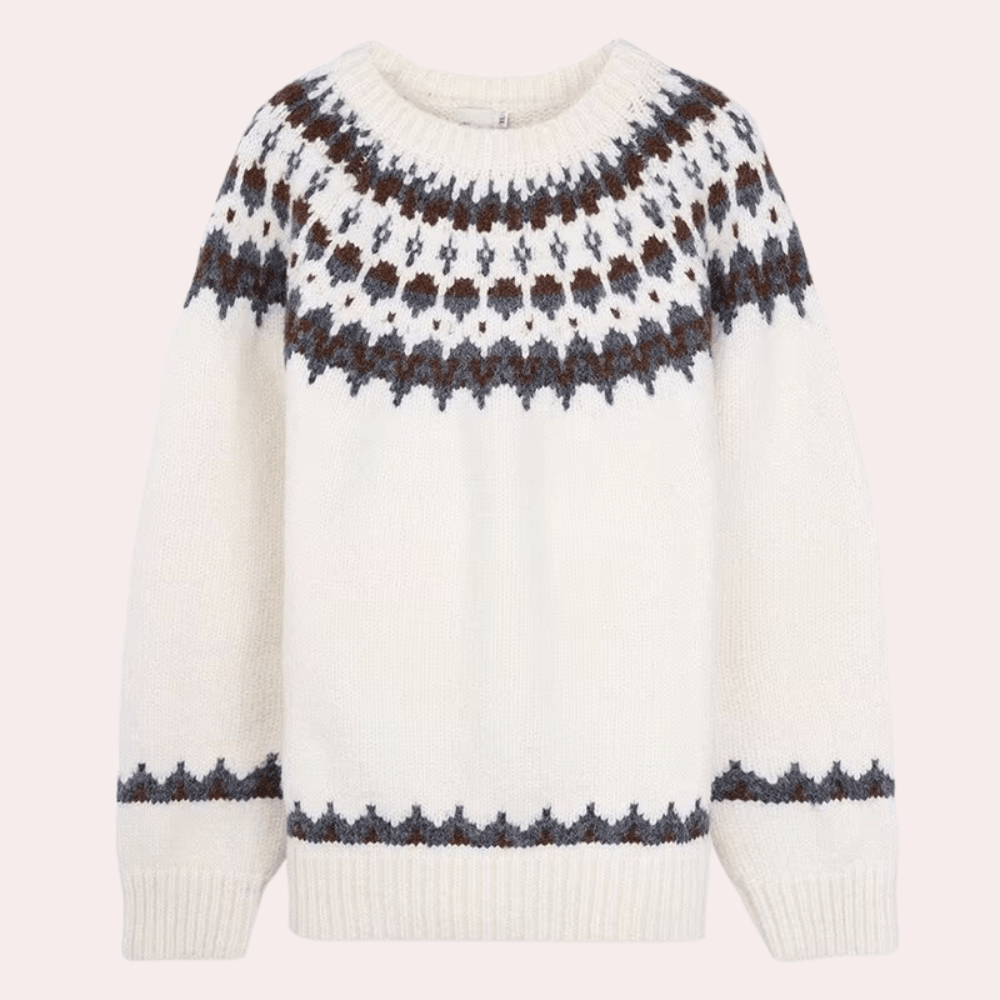 Stilla | Kontrast Strikket Sweater til Mænd