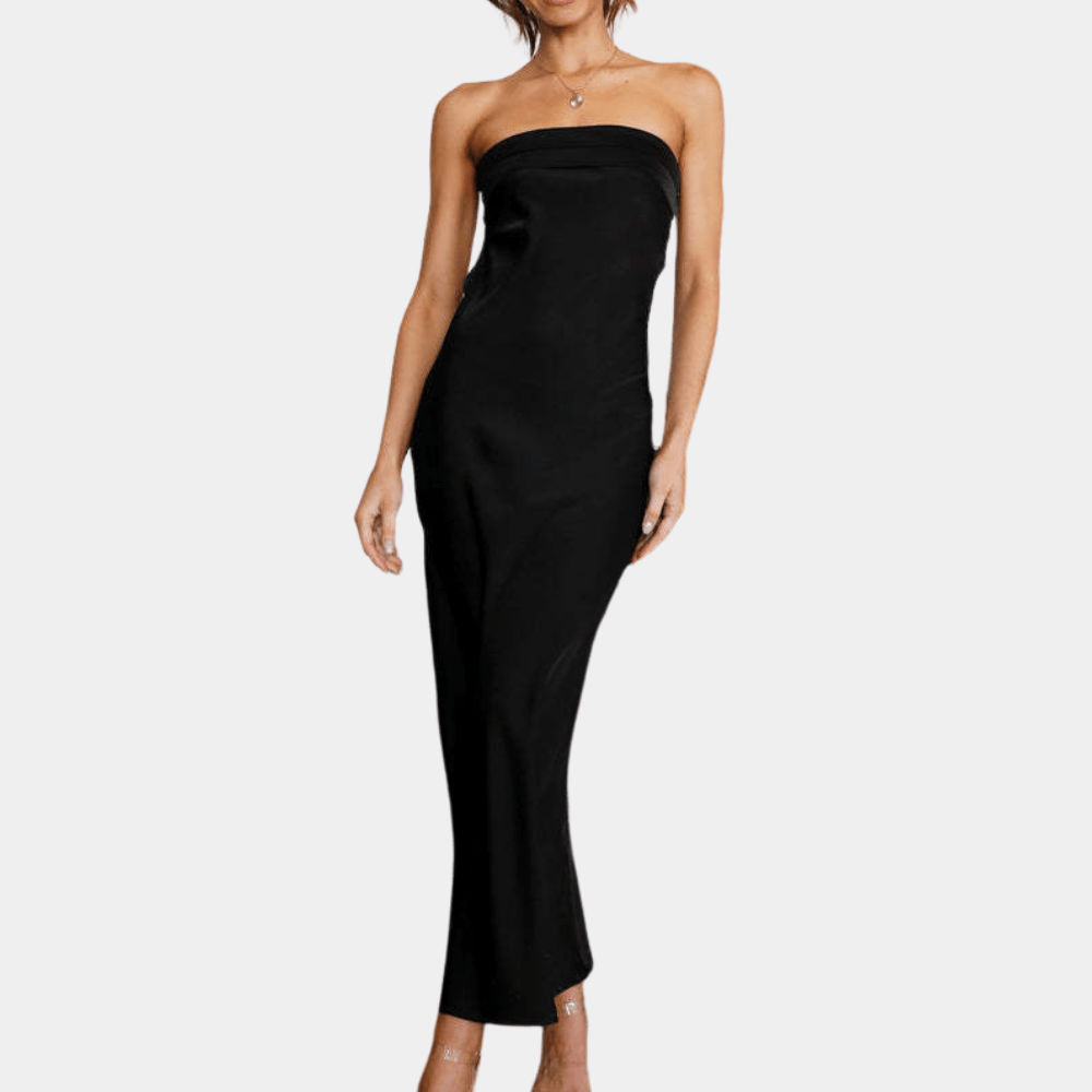 Stilla | Rygfri Tube Top Kjole