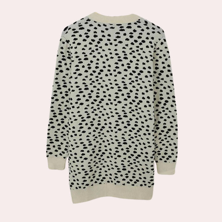 Stilla | Langærmet Cardigan med Print til Kvinder