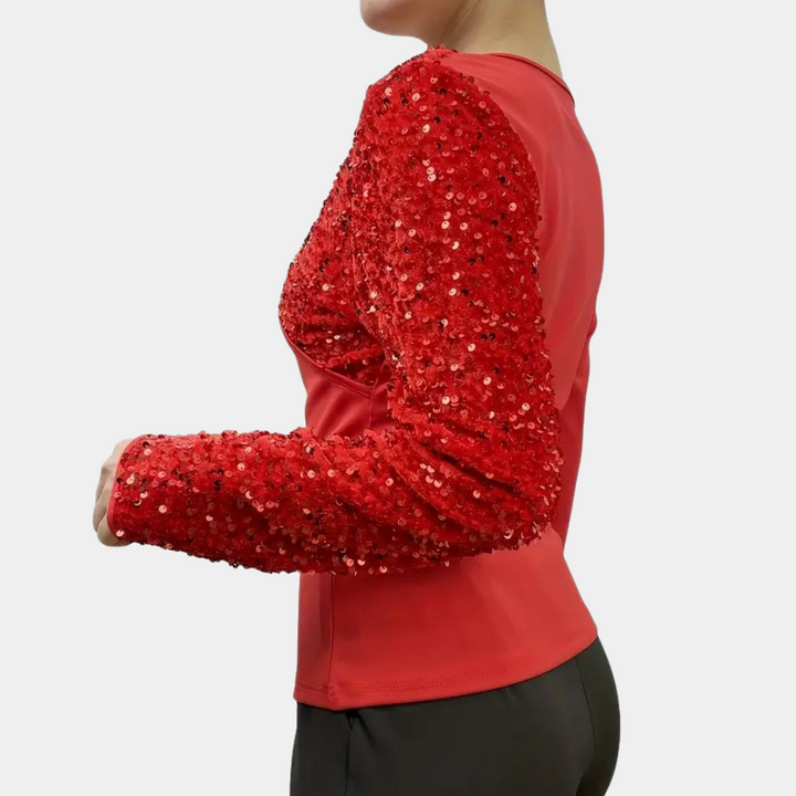 Stilla | Elegance Paillettop til Kvinder