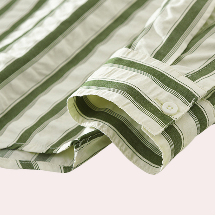 Stilla | Trendy Stribet Herreskjorte med Moderne Stil