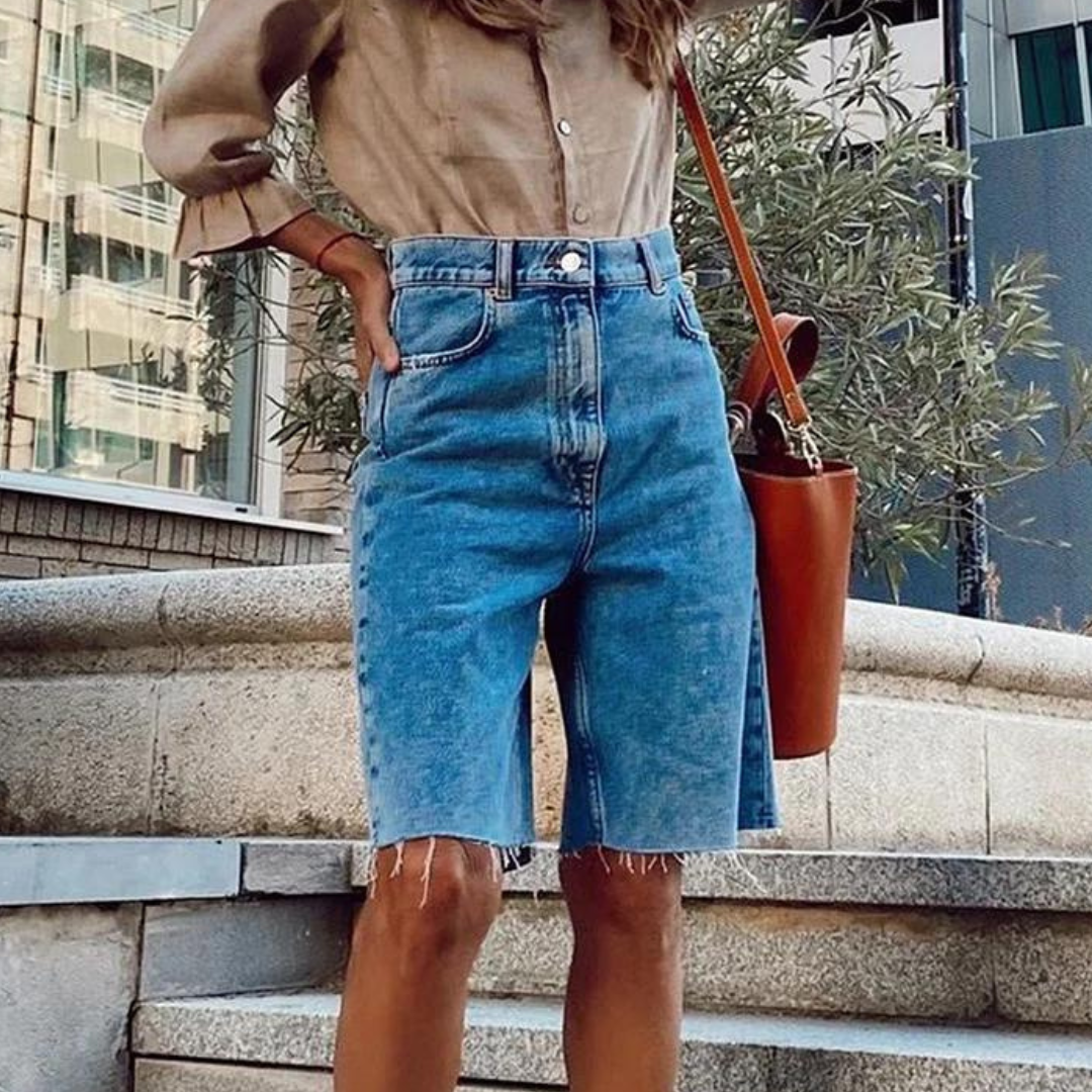 Stilla | Trendy Dame Shorts med Høj Talje