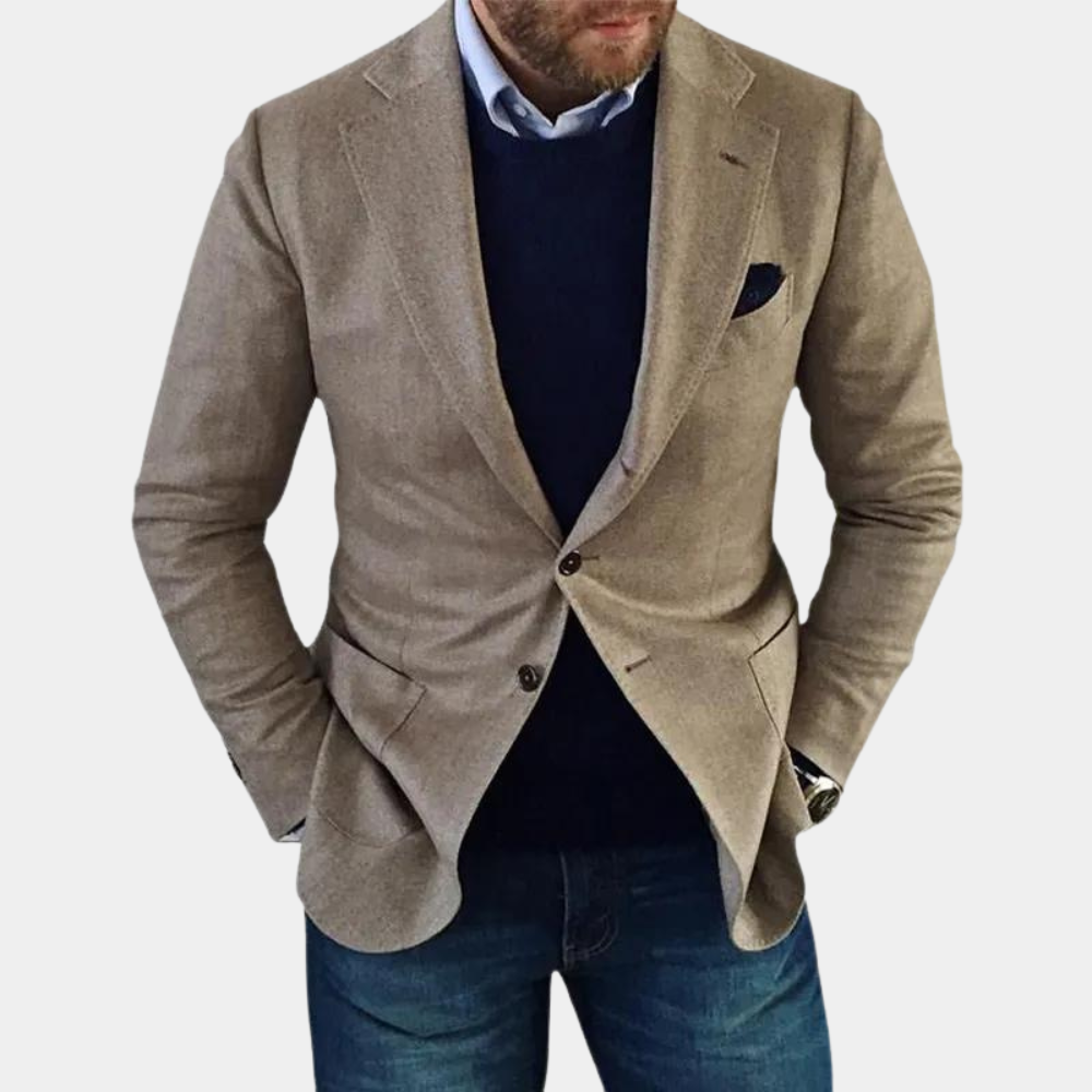 Stilla | Casual Jakke med Knapper til Mænd