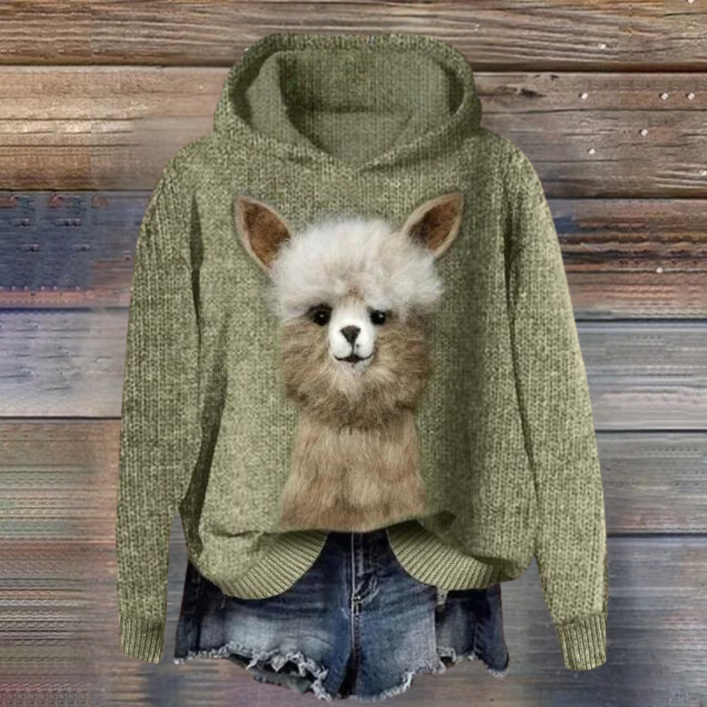 Stilla | Moderne Sweater til Kvinder med Dyreprint