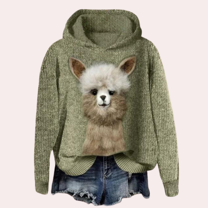 Stilla | Moderne Sweater til Kvinder med Dyreprint