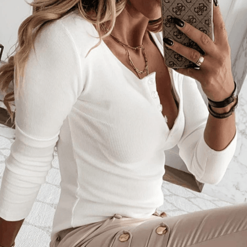 Stilla | Langærmet Basic T-Shirt