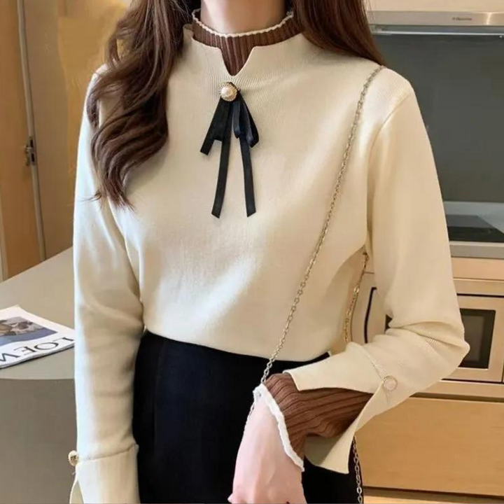 Stilla | Trendy Højhalset Sweater til Kvinder