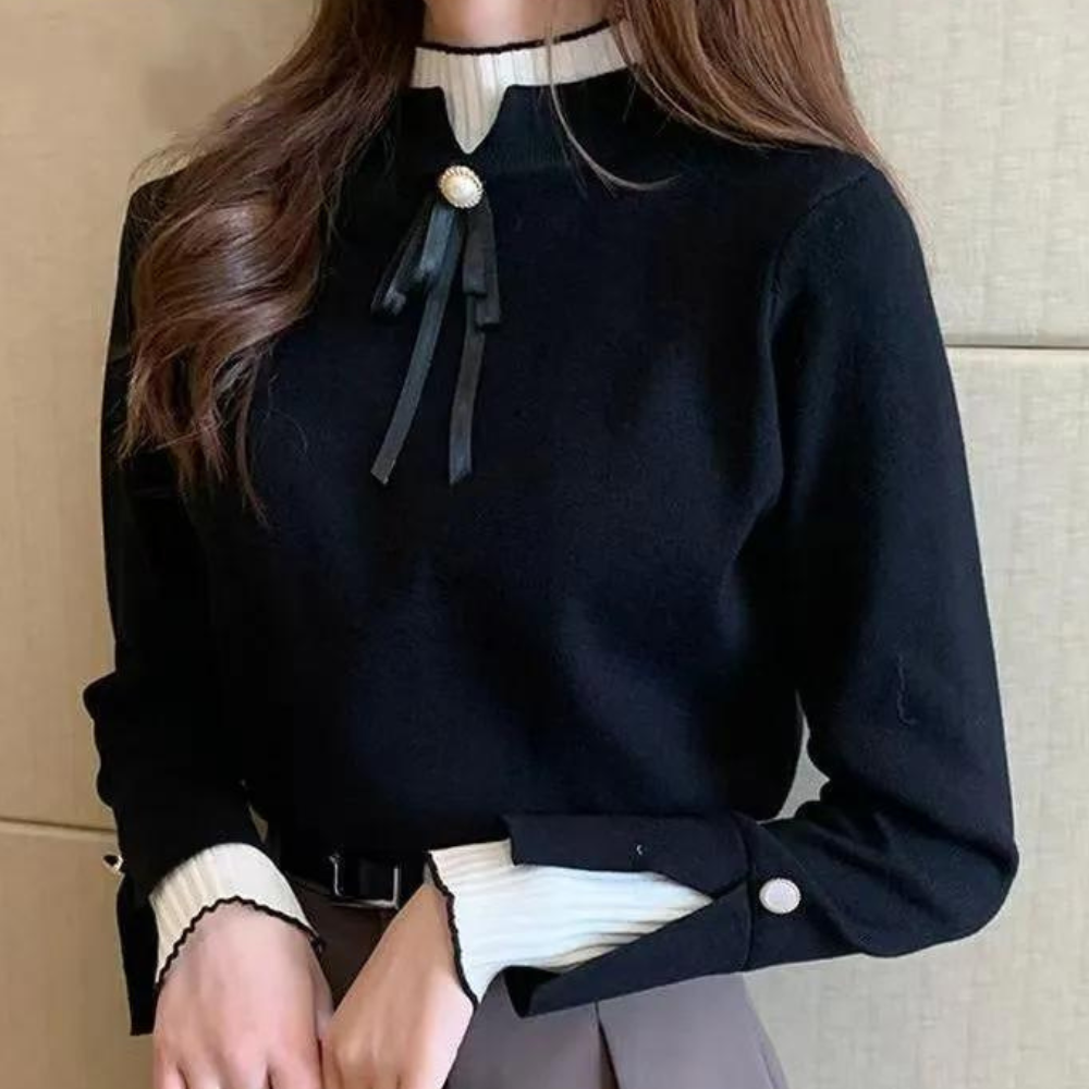 Stilla | Trendy Højhalset Sweater til Kvinder