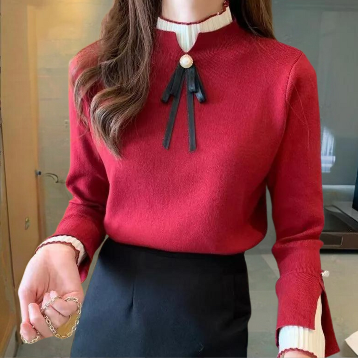 Stilla | Trendy Højhalset Sweater til Kvinder