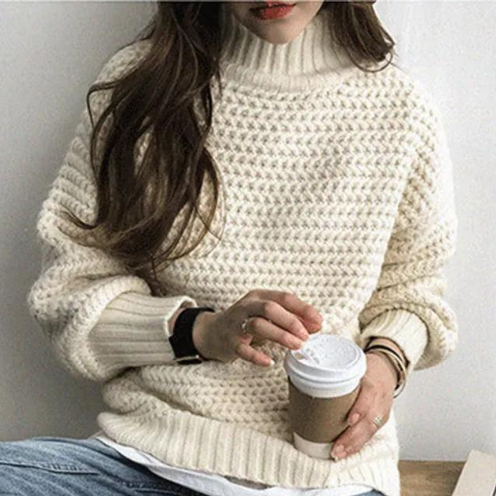 Stilla | Blød Rullekravesweater til Kvinder