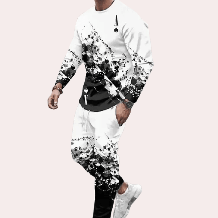 Stilla | Digital Print Crew Neck 2-Delt Sæt