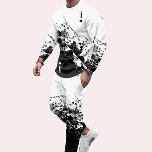 Stilla | Digital Print Crew Neck 2-Delt Sæt