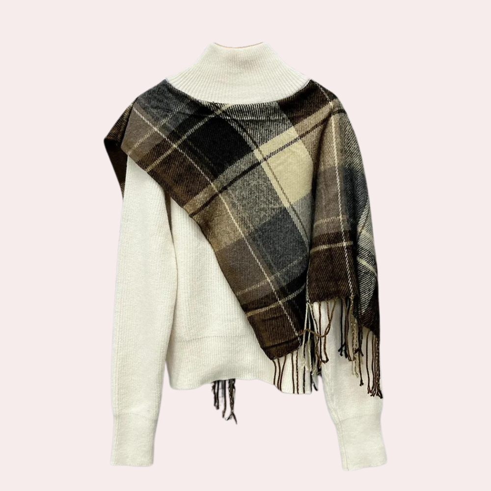 Stilla | Elegante Ternede Kvast-Sweater til Kvinder