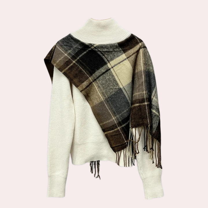 Stilla | Elegante Ternede Kvast-Sweater til Kvinder