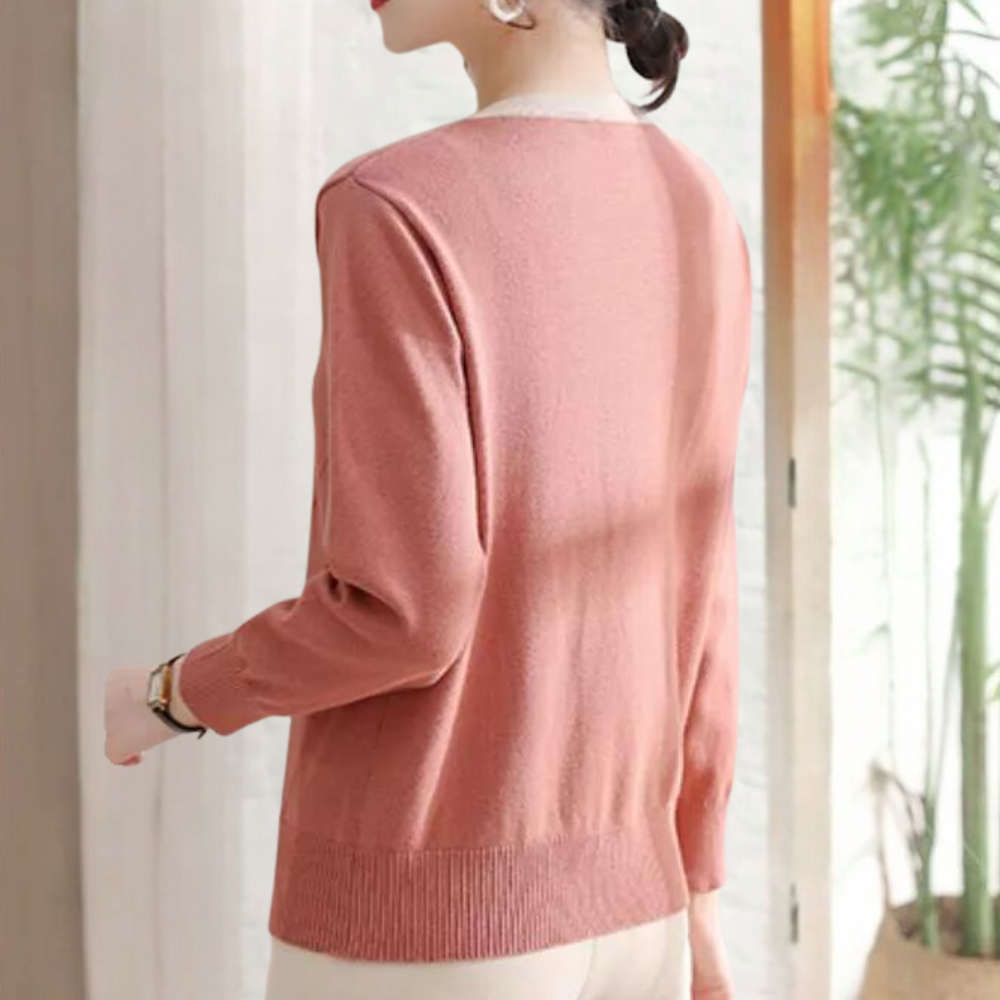 Stilla | Moderigtig Sweater med Rund Hals til Kvinder