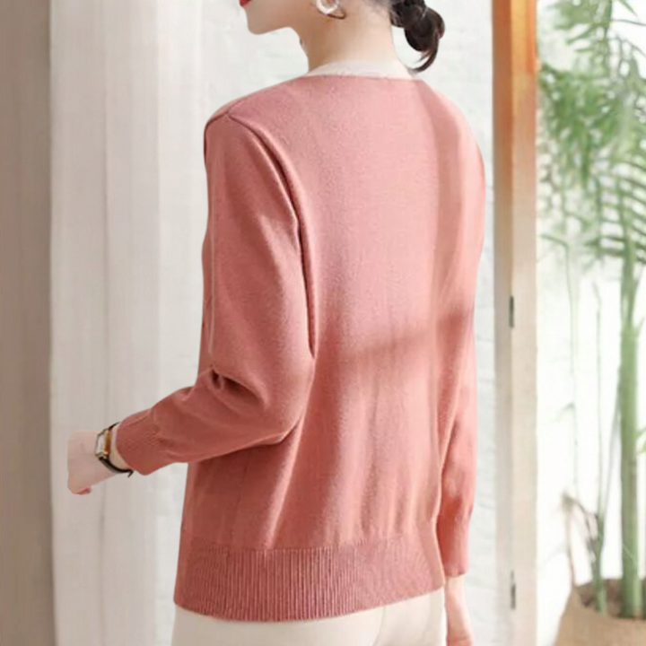 Stilla | Moderigtig Sweater med Rund Hals til Kvinder