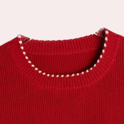 Stilla | Stilfuld Rundhalset Sweater til Kvinder