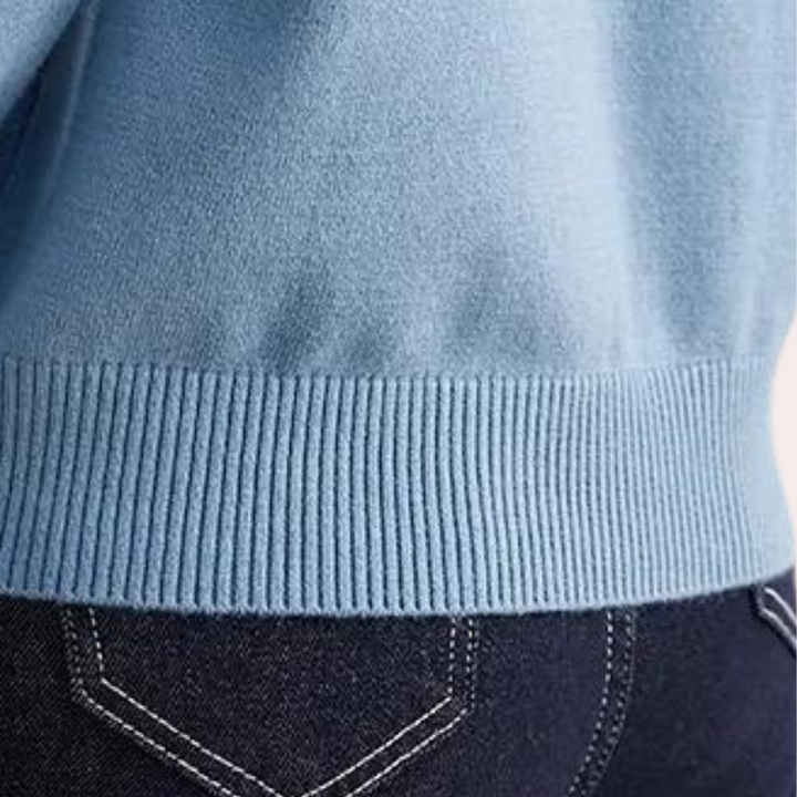 Stilla | Trendy Damepullover med Krave og Knapper