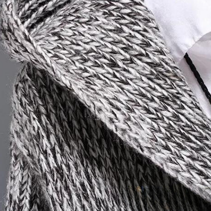 Stilla | Varm Cardigan med Hætte til Mænd