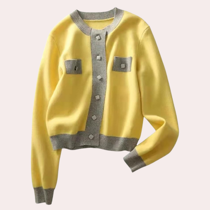 Stilla | Elegant Knaplukket Damecardigan