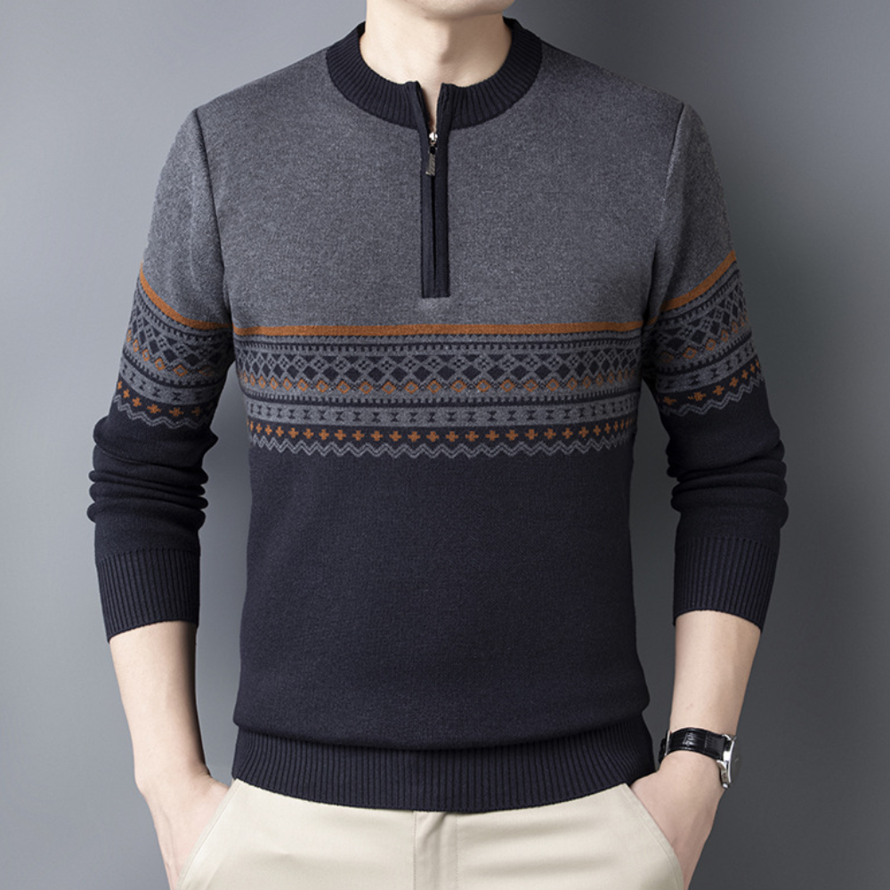 Stilla | Stilfuld Herresweater med Blød Komfort