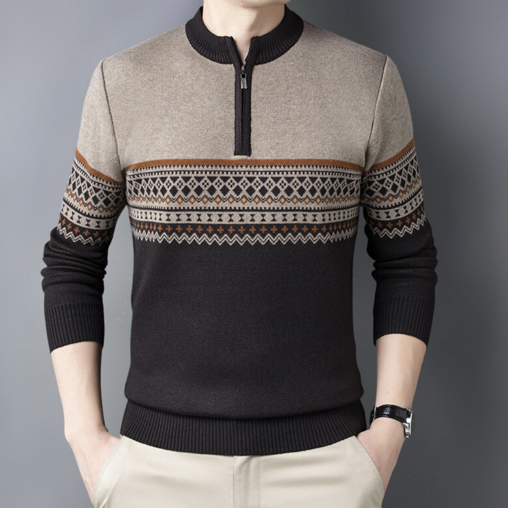 Stilla | Stilfuld Herresweater med Blød Komfort