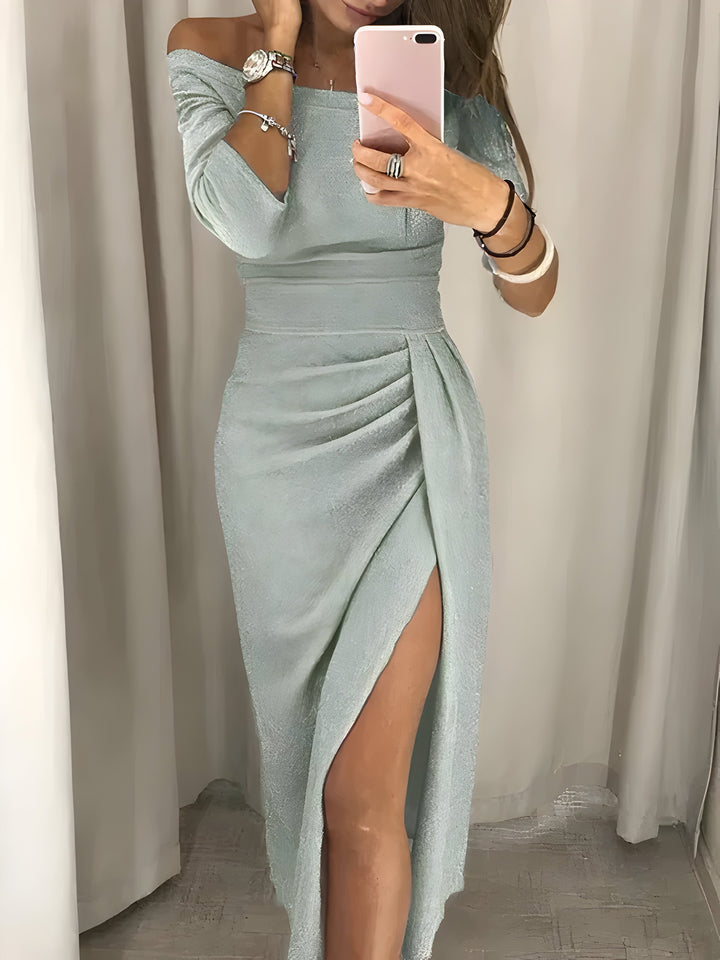 Stilla | Off-the-Shoulder Aften Kjole