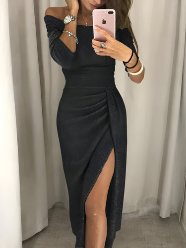 Stilla | Off-the-Shoulder Aften Kjole