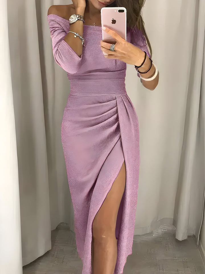Stilla | Off-the-Shoulder Aften Kjole