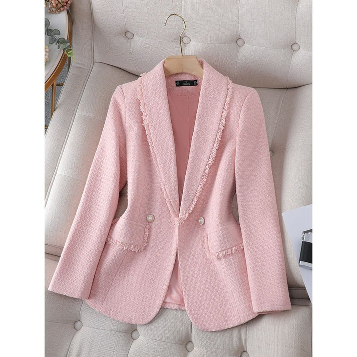 Stilla | Elegant Blazer Af Fleece Og Struktureret Stof Til Damer