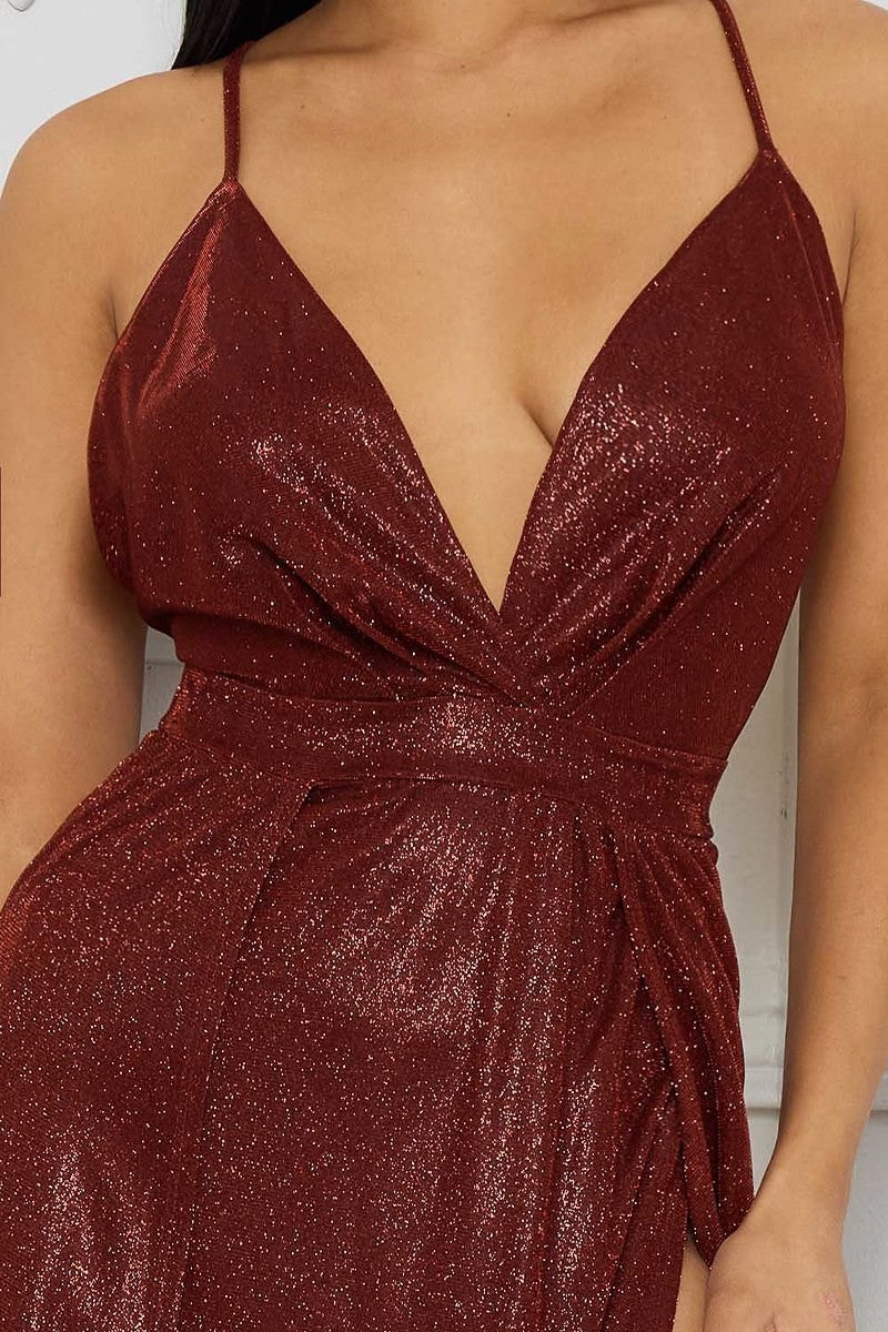 Stilla | Stof Sweetheart Surplice Maxi Kjole