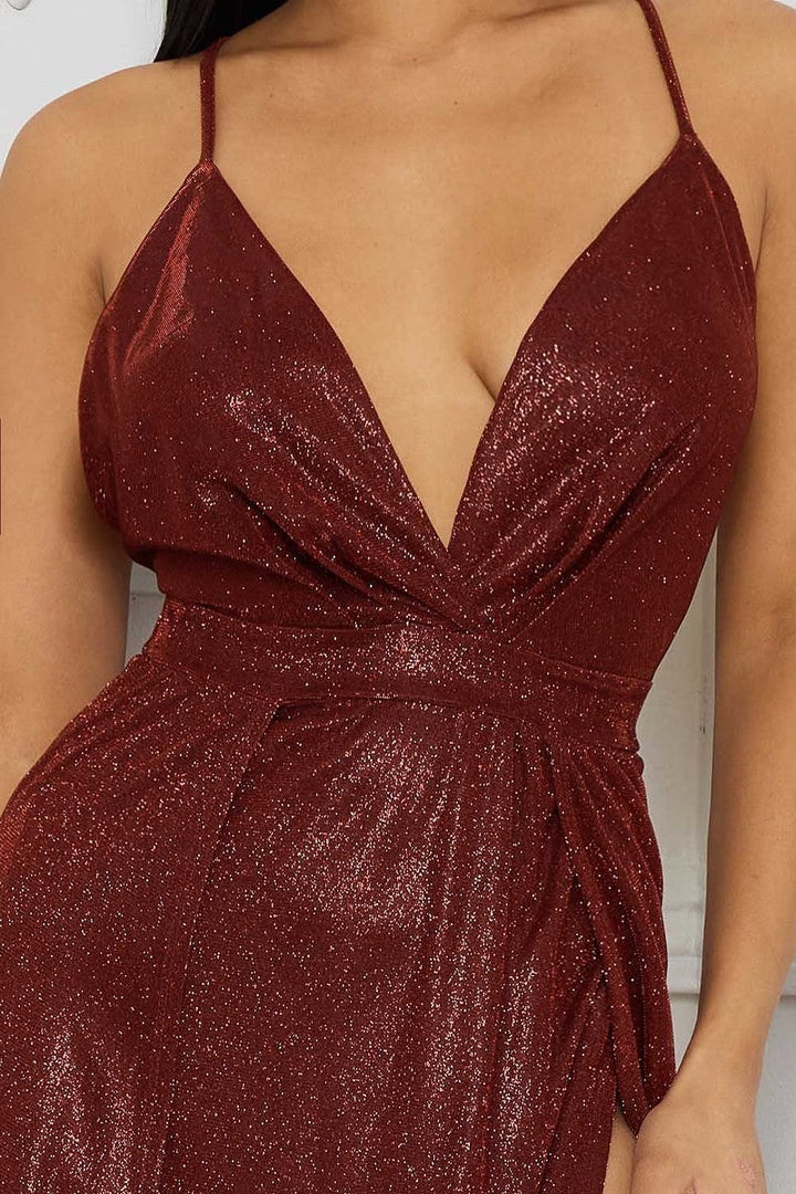 Stilla | Stof Sweetheart Surplice Maxi Kjole