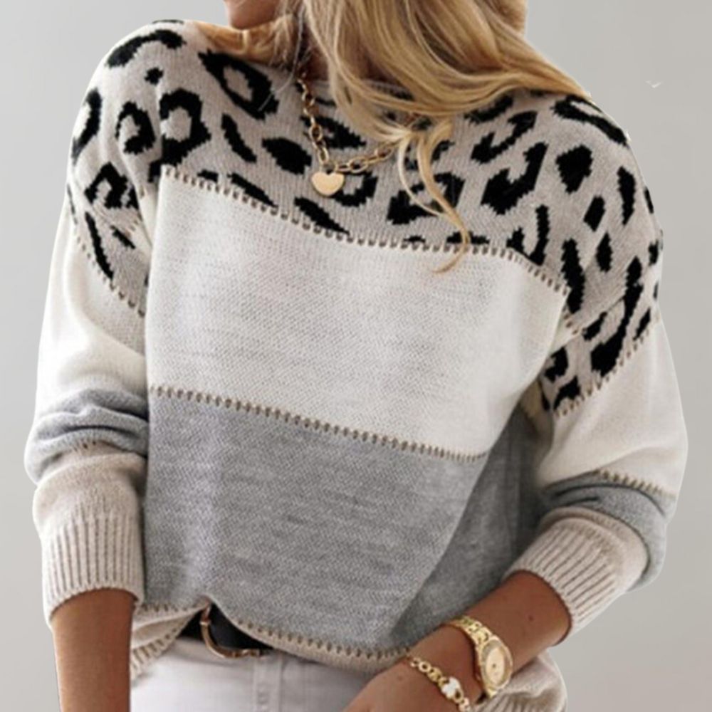 Stilla | Leopard Luksus Pullover