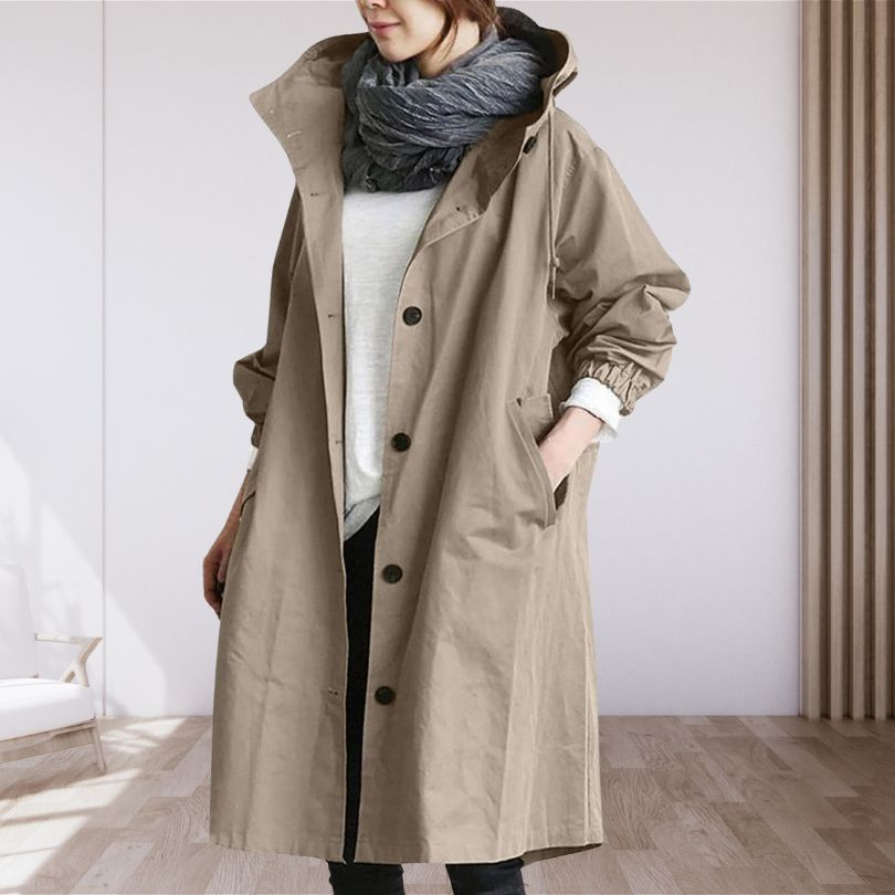 Stilla | Stilfuld, Vandtæt Trenchcoat