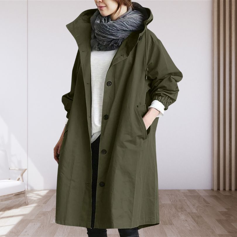 Stilla | Stilfuld, Vandtæt Trenchcoat