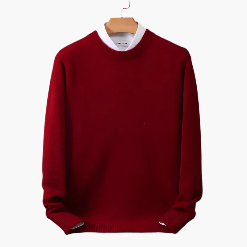 Stilla | Business Pullover med Krave - Elegant Strikpullover til Kontor & Hverdag