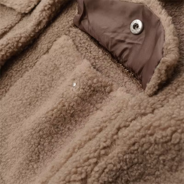 Stilla | Kort Damejakke med Teddy Fleece