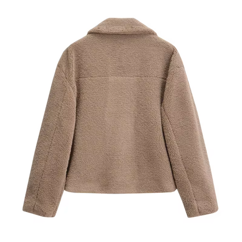 Stilla | Kort Damejakke med Teddy Fleece