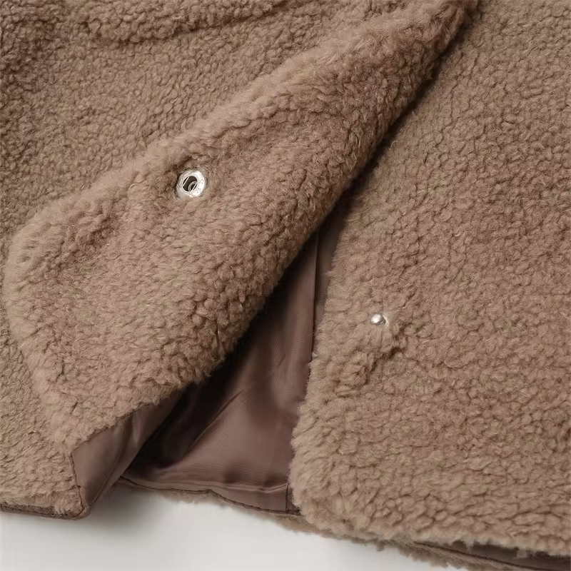 Stilla | Kort Damejakke med Teddy Fleece
