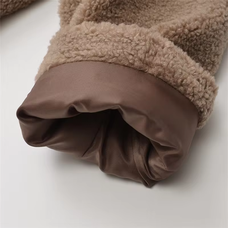 Stilla | Kort Damejakke med Teddy Fleece