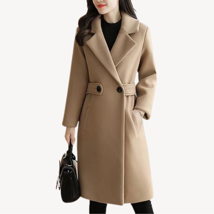 Stilla | Damers Uld-Trenchcoat