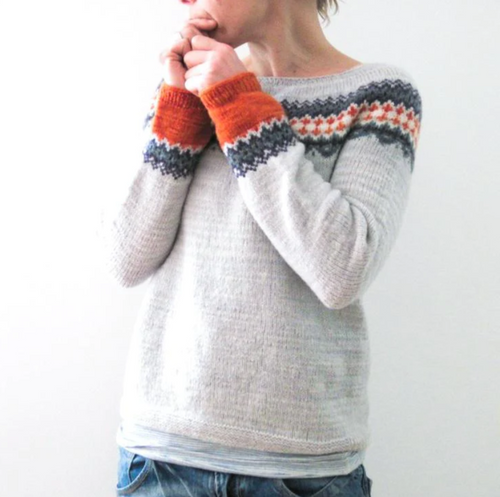 Stilla | Casual sweater med rund halsudskæring lavet af strik og lange ærmer til kvinder