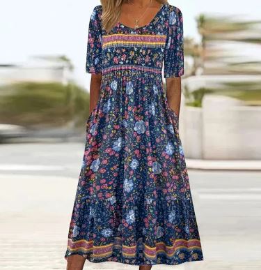 Stilla | Boho Sommer Lang Kjole