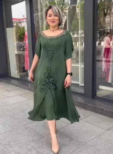 Stilla | Løs Mode Maxi Kjole