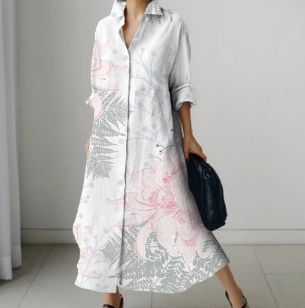 Stilla | Elegante V-hals Sommer Kjole