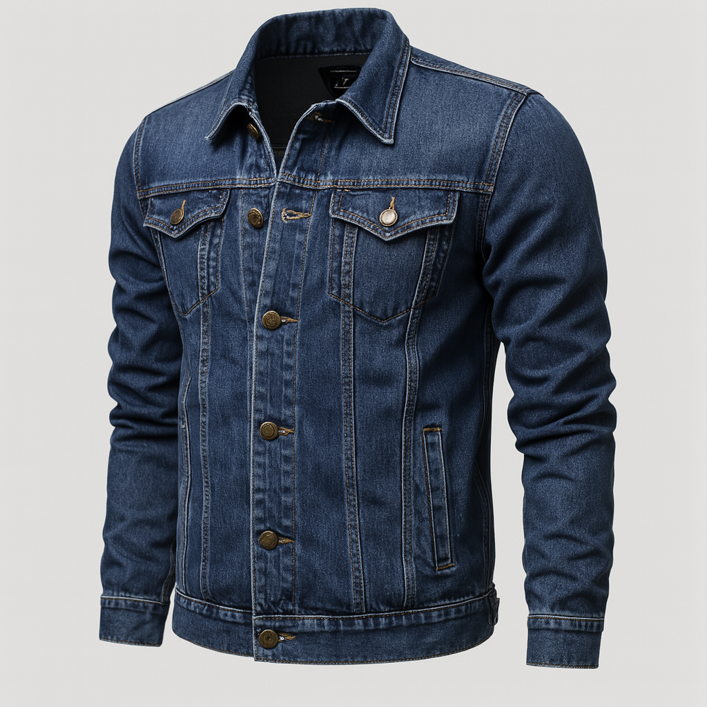 Stilla | Denim-truckerjakke til herrer