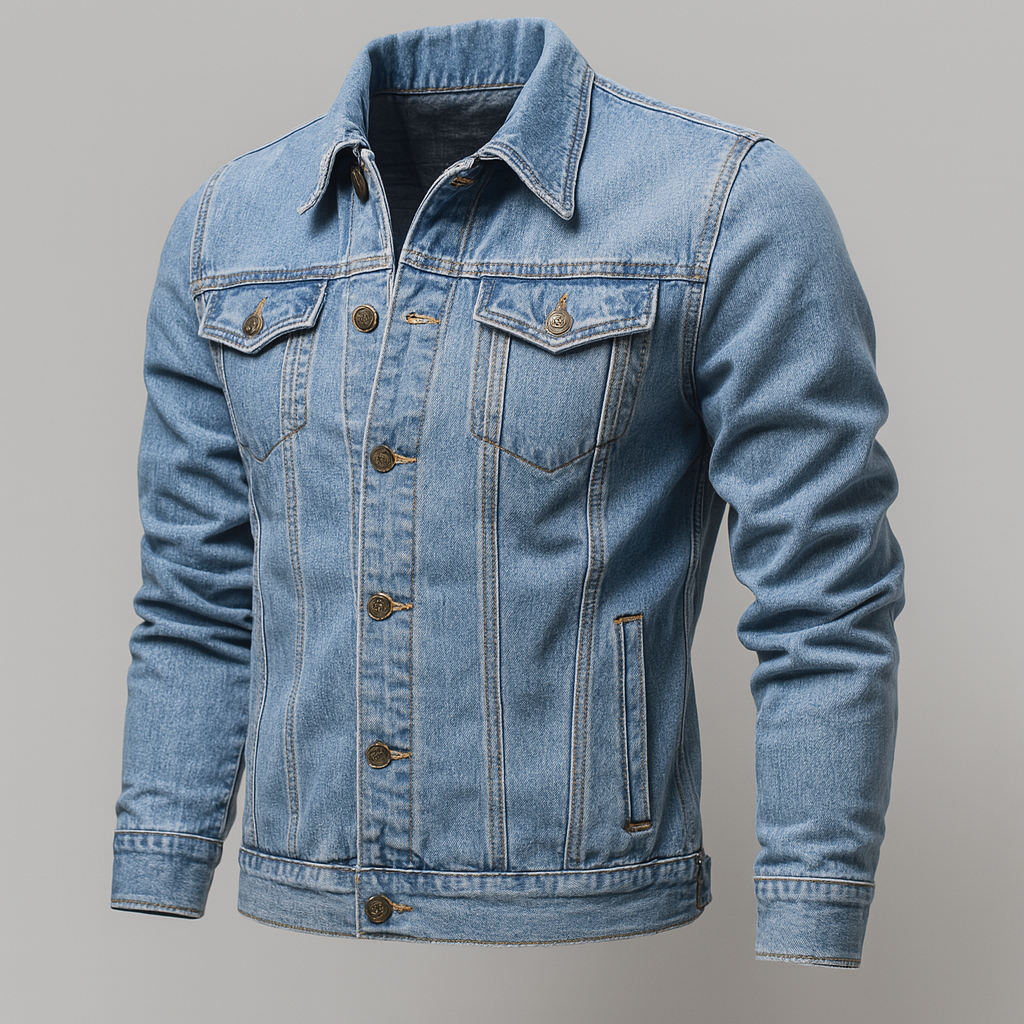 Stilla | Denim-truckerjakke til herrer
