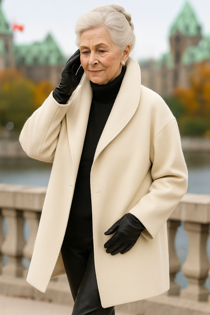 Stilla | Klassisk Frakke med Anspruchfuld Accent