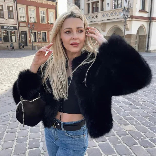 Stilla | elegant quiltet pelsjakke